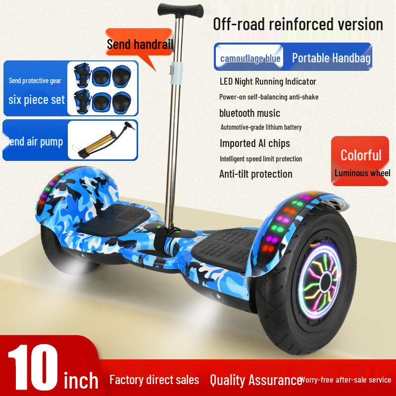 7-Inch Children's & Adults' Bluetooth Balance Scooter - Fast Electric Two-Wheeler