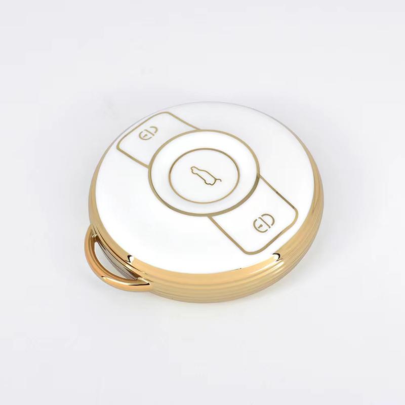 3Buttons TPU Car Remote Shell Fob For Mercedes Benz SMART Fortwo 1 BRABUS 1 Benz SMART 2022 2023 Cover Key Case Holder