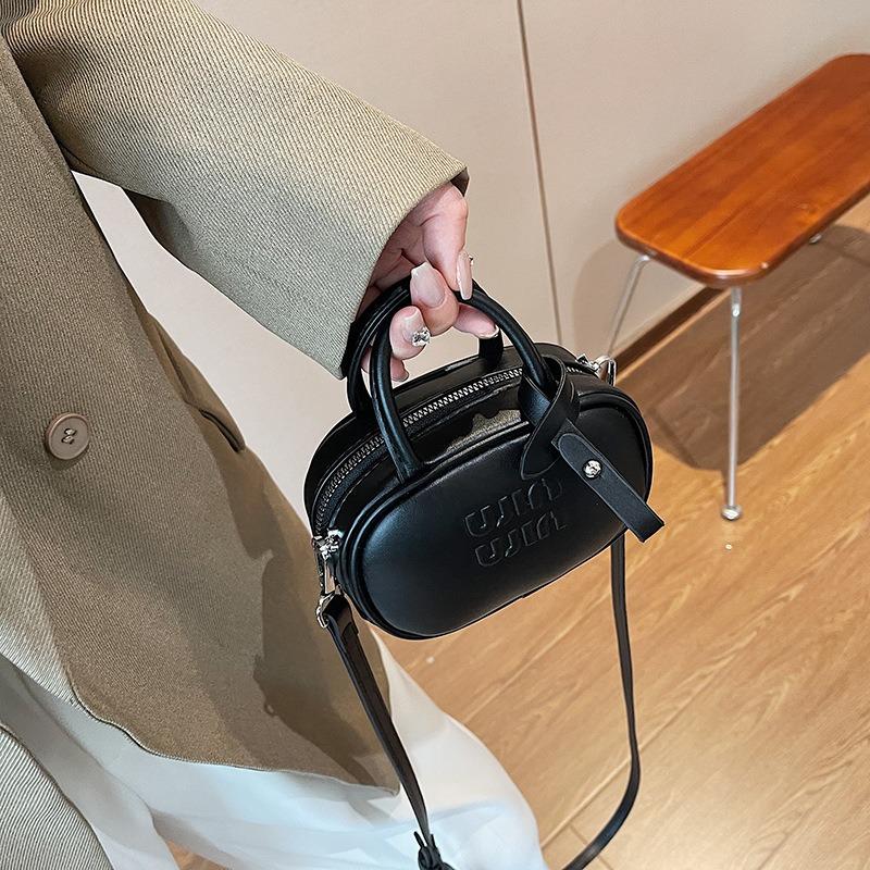 Retro handbag new fashion soft women's bag small shoulder bag niche texture mini messenger bag