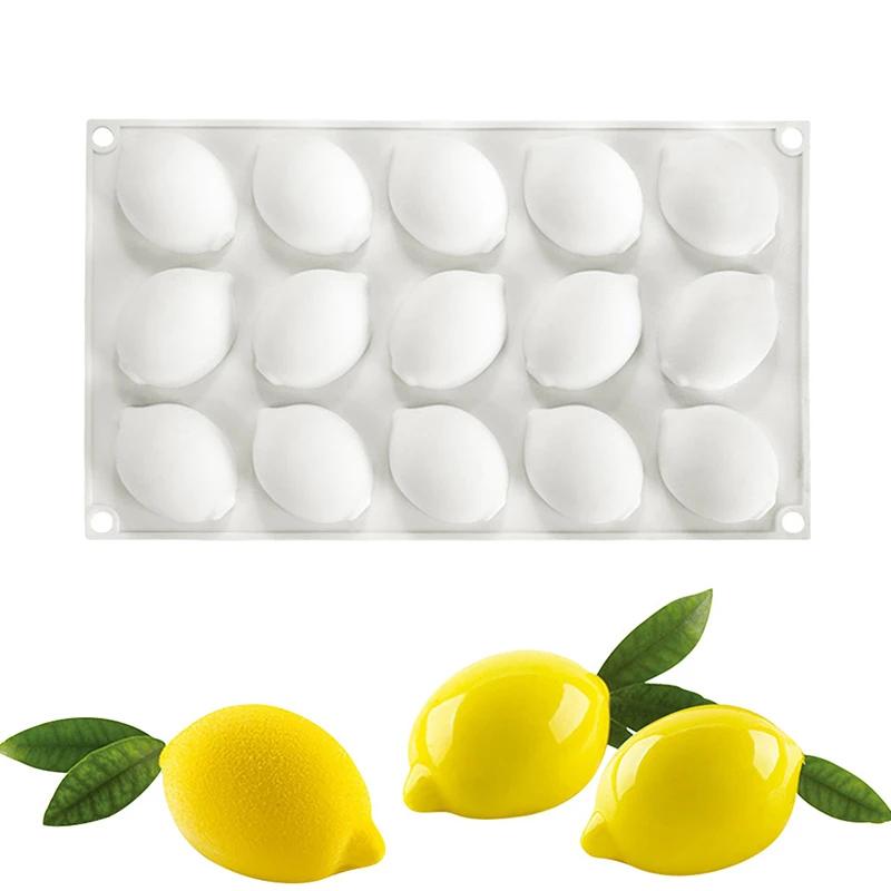 1Pcs Raspberry Fruit Series Cake Silicone Mold Mango Baking Mousse Mould Strawberry French Dessert Mousse Mold