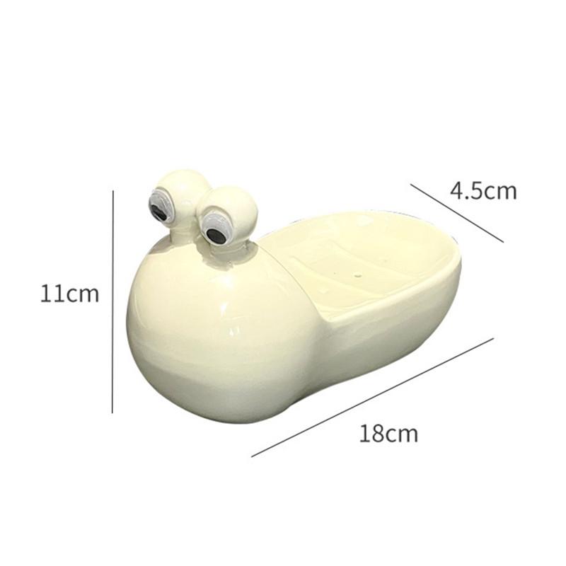 

Милая мыльница в виде улитки, креативная керамическая мыльница, украшение, органайзер для туалетного мыла, современные аксессуары для ванной комнаты, подарок