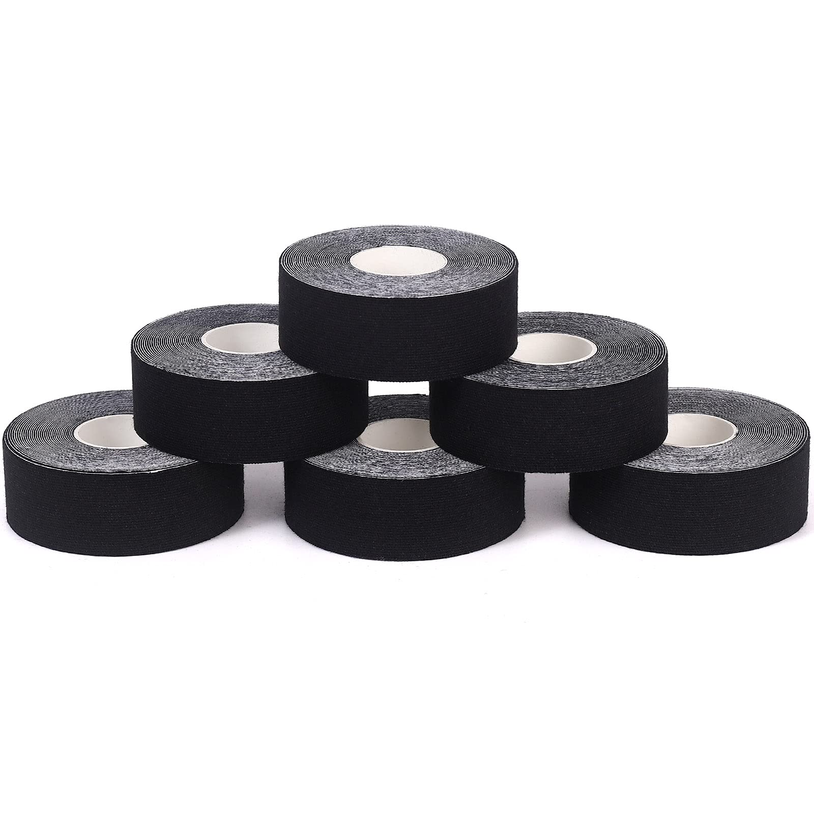 

Кінезіологічна стрічка, 6 рулонів, 2,5 см х 5 м Підтримує м язи та суглоби Дихаюча, Високоеластична Вологостійка (Чорний) чорний