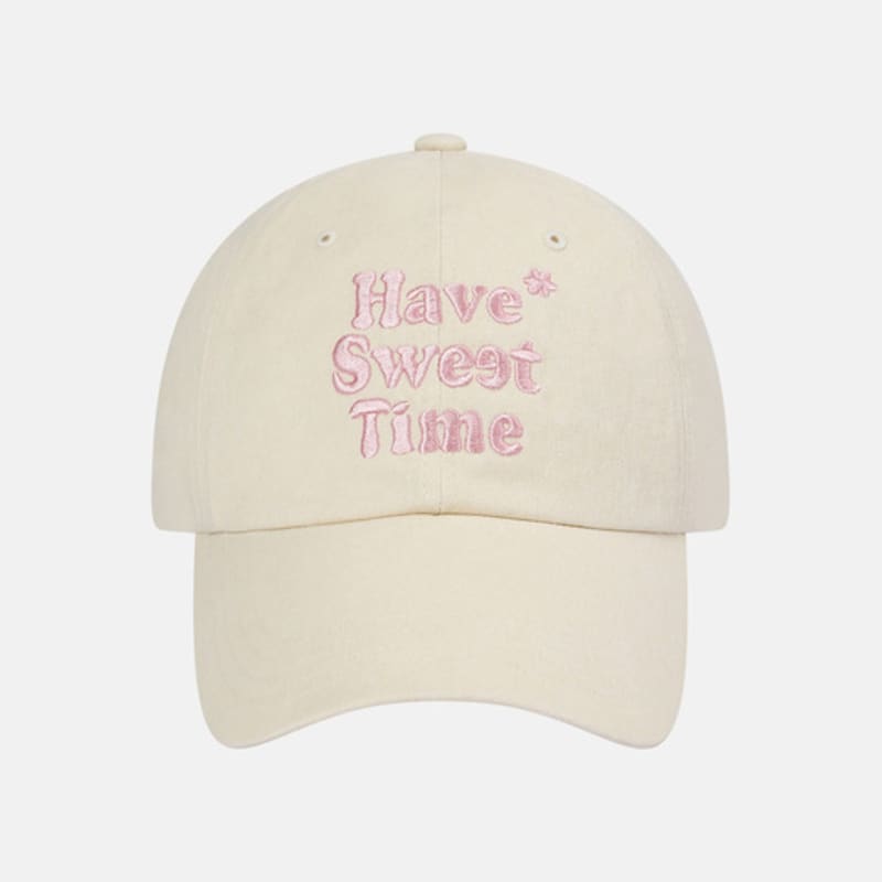 SALTANDCHOCOLATE [HAST] Sweet Pigment Ball Cap Light Beige 4C2521001