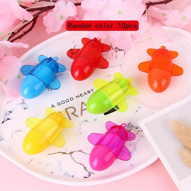 

Сезон возвращения в школу 10 шт. креативные студенческие канцелярские товары милая мультяшная шариковая ручка в форме самолета телескопическая шариковая ручка приз Blue ink