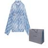 Balenciaga All Over Logo Oversized Denim Jacket 681690TJW904200
