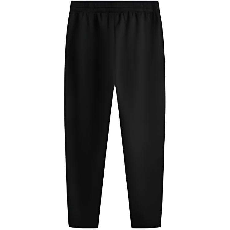 Li-Ning Sports Trend Series Casual Minimalist Solid Color Comfortable Versatile Lace-Up Printed Knitted Sports Pants Men Pants Black AKLV767-1