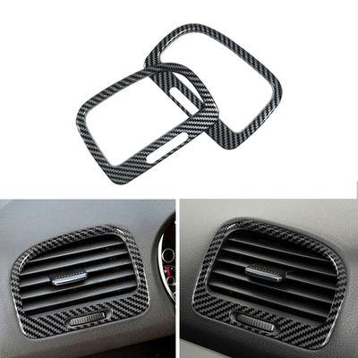 Pro VW Golf 6 MK6 2008-2013 Palubní deska automobilu Boční Klimatizace Ventilace Rám Kryt Obložení Příslušenství ABS Carbon Fiber