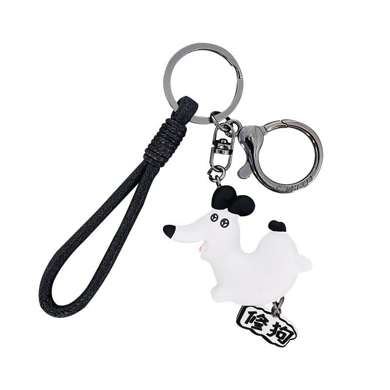 Taikool Cartoon Resin Dog Keychain Ideal For Friends Kids And Ones Loved