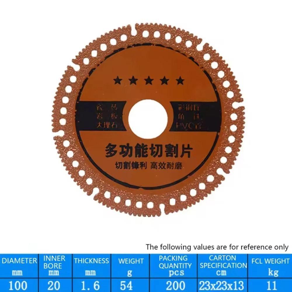 100mm Saw Blade Multifunctional Cutting Disc New Diamond Saw  Glass