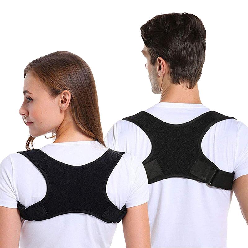 Comfortable Straightener Posture Corrector Breathable Back Support Brace for Men Lower Back Spine Shoulder and Neck Pain Relief
