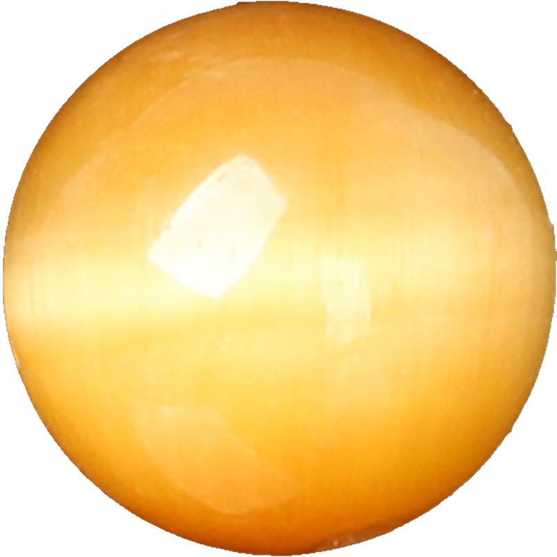 Gold, Red, Blue, and Yellow Tiger Eye Cat's Eye Round Beads for DIY Jewelry Making