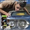 Headlight Polishing Kit Heavy Duty Headlight Restoration Kit Car Headlight Glass Scratch Renovation Tool Includes Masking Tape