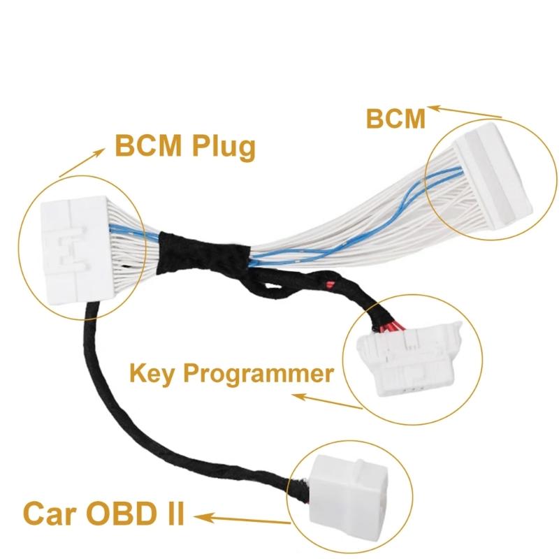 Replacement Key Tool BCM Cable 4A Key Cable Automotive Modification Accessories for IM508 IM608 K518 Xtrail T33