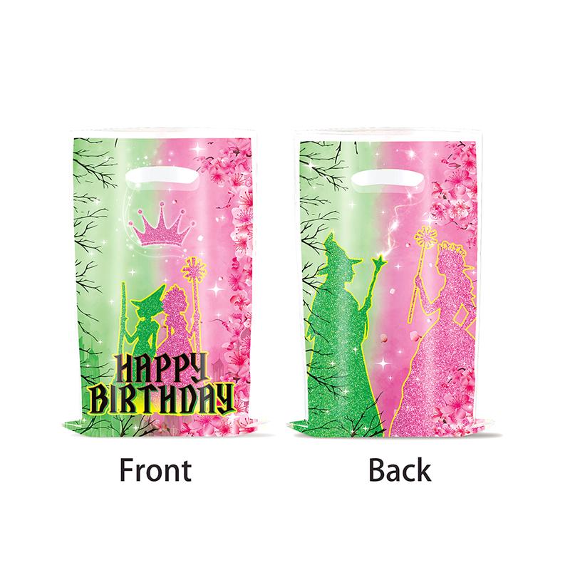 10Pcs Magic Witch Gift Bag Birthday Decorations Wicked Goodie Bag Candy Gift Packaging Baby Shower Girls Favors Gifts Party Supp