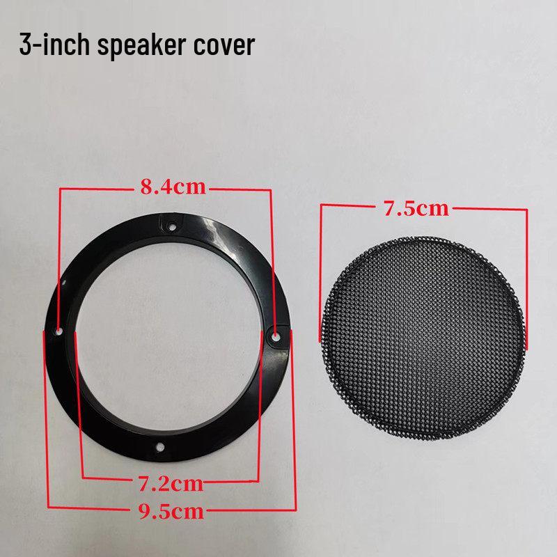 Bluetooth Speaker Grille Set: 2-inch, 3-inch, 4-inch Stainless Steel Dust & Decorative Covers