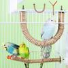 Bird Perch Parrot Toy Bird Cage Supply Bird Standing Rope Bird Cage Accessories Parrot Standing Rope Hanging Bird SwingRope
