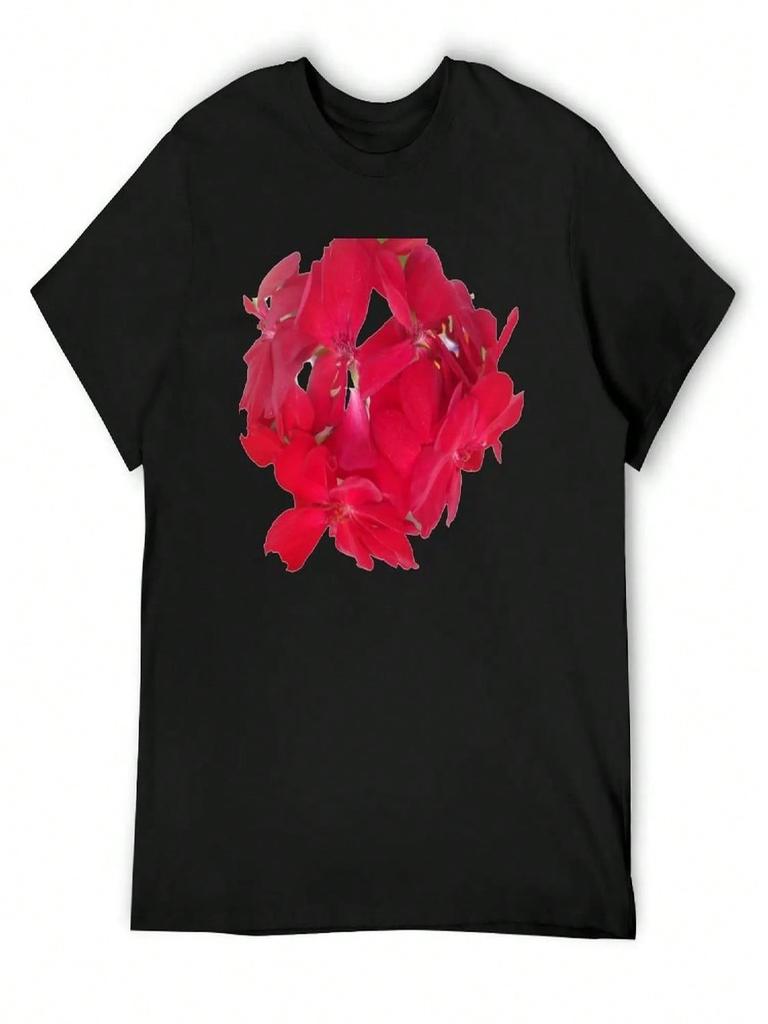 Geranium Flower T-Shirt Cheap Stuff Designer Shirts Shirts Graphic Tee Shirts Graphic Tee unisex