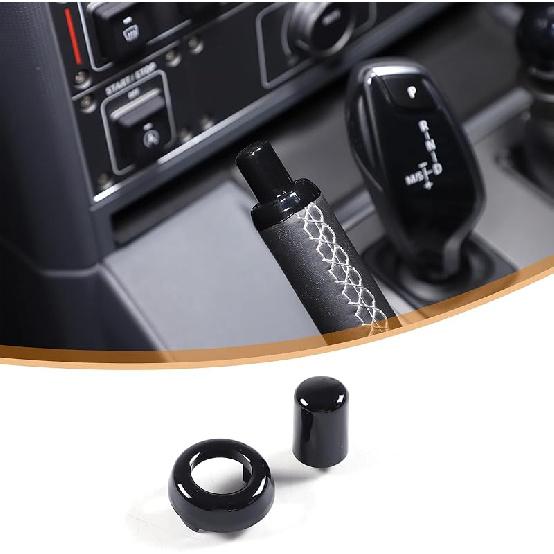 Car Drift Handbrake Button Trim Sticker Compatible with Ineos Grenadier 2020-2024 Hand Spin Turn Lever Knob Lock Button Accessories Decoration (Red)