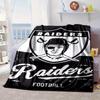 Football Club Emblem Blanket Flannel Blanket for Bed, Sofa, Camping, Hiking, Picnic Essentials, Gift for Family Fan Gifts