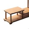 Elegant Wooden Display Stand for Fragrance Bottles and Collectible Figurines