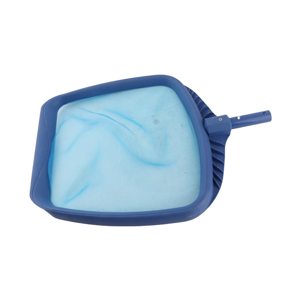 Robuster Pool-Skimmer-Netz Feines Netz Teleskopstange Schwimmbadzubehör Blau