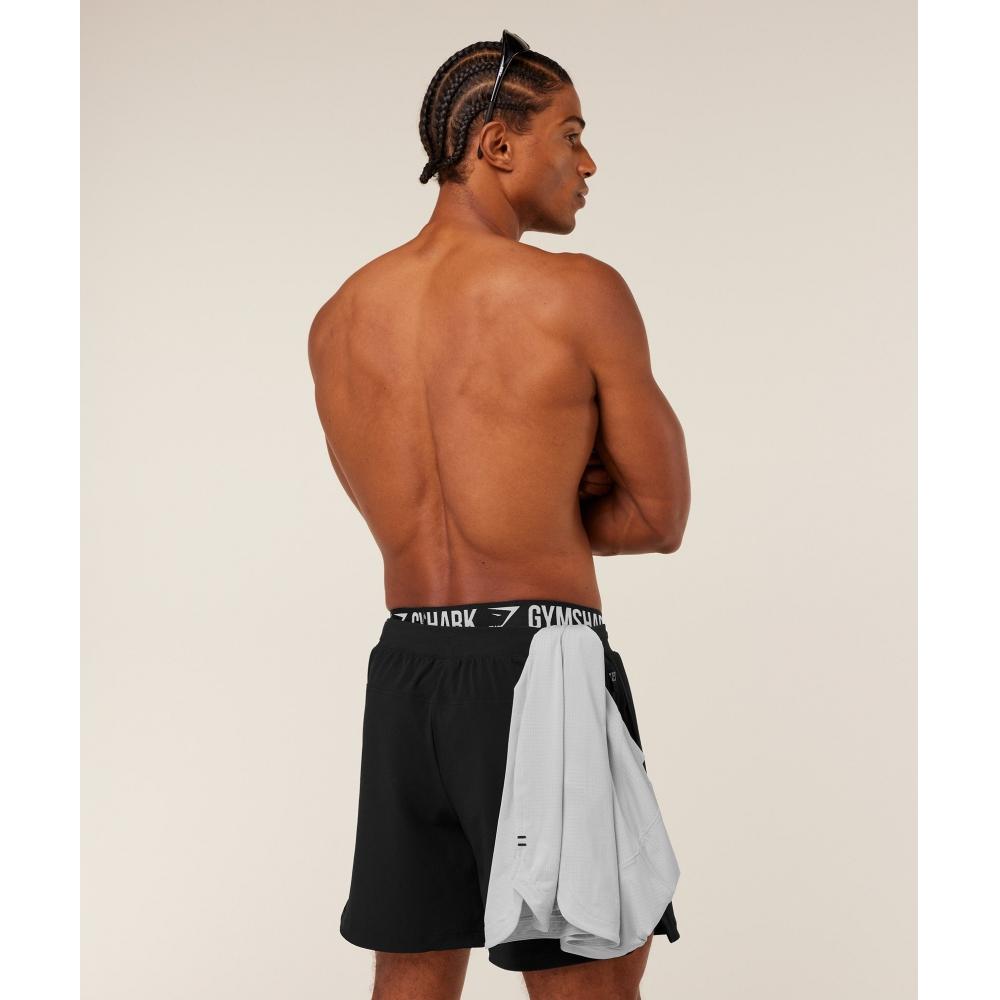 Gymshark Tactical 6  Shorts Black A4b3y Bb2j