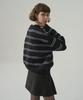 Deuloupisumeon Mellow Stripe Pullover Knit [Beige]