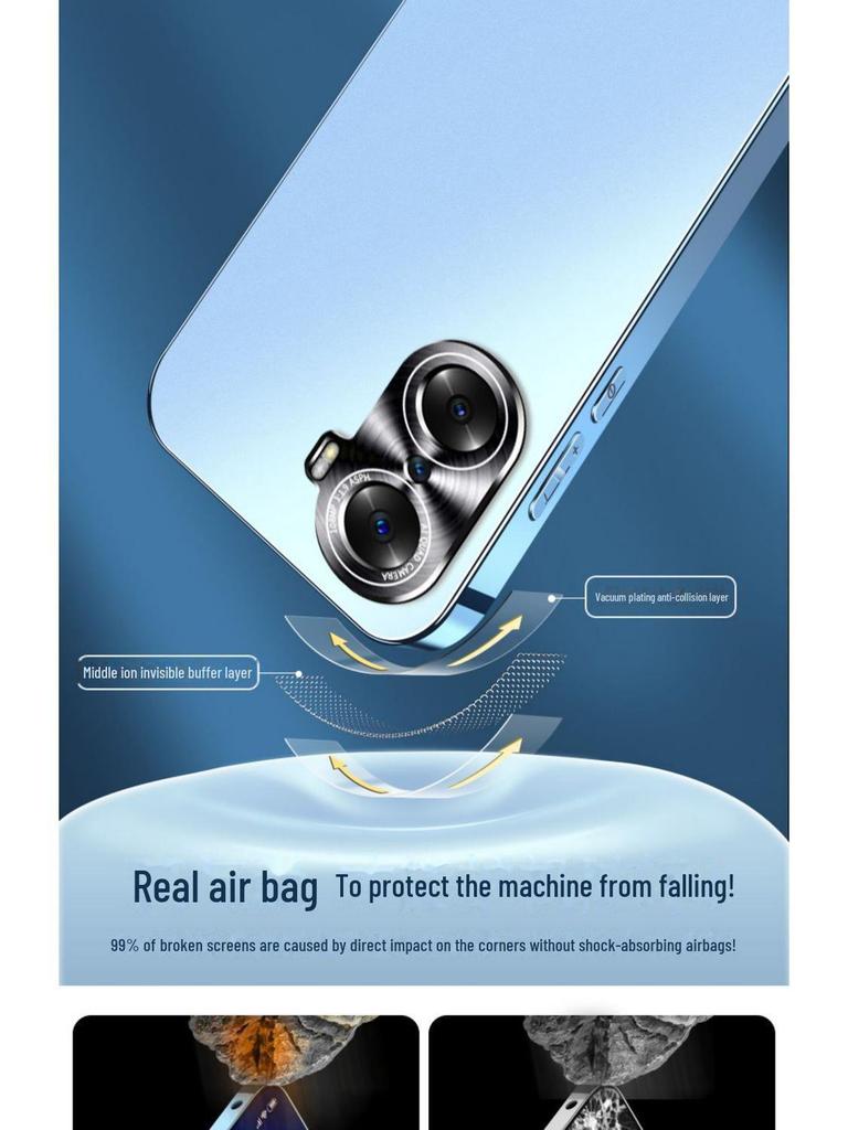 Honor 60 Pro Electroplated Case: Fits Honor 50 Pro/70/80/200 with Premium Protection