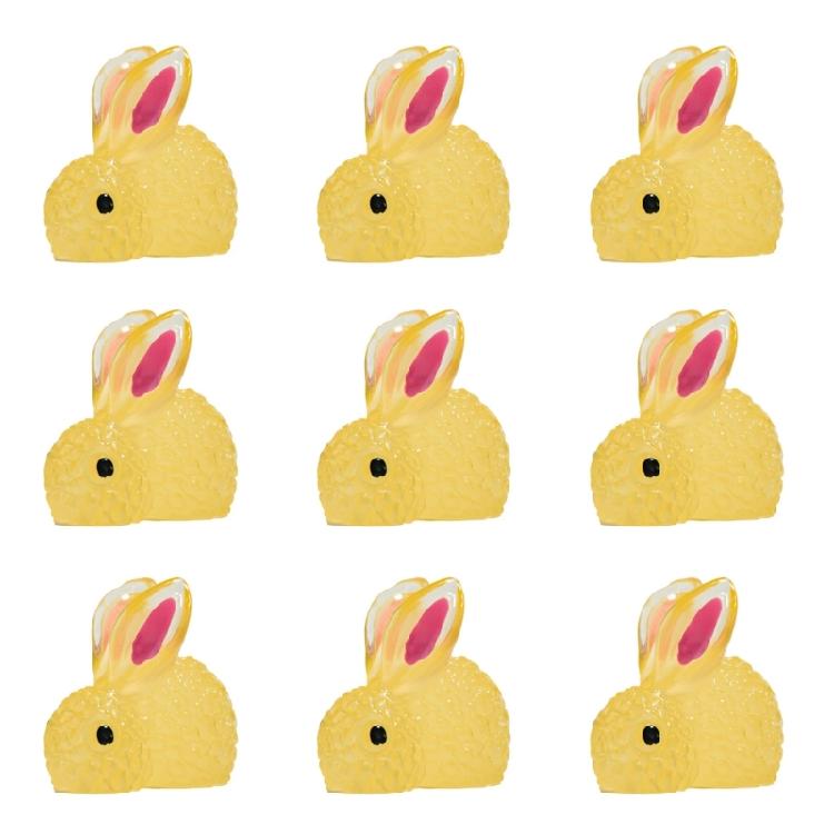 500 ШТ. Крошечные Кролики Микро Пейзажные Фигурки Украшения Светящиеся Миниатюрные Статуэтки Горшечные Украшения Садовые Аксессуары