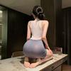 Sex lingerie stewardess secretary hip skirt passion seduction sexy hollow uniform free role-playing suit