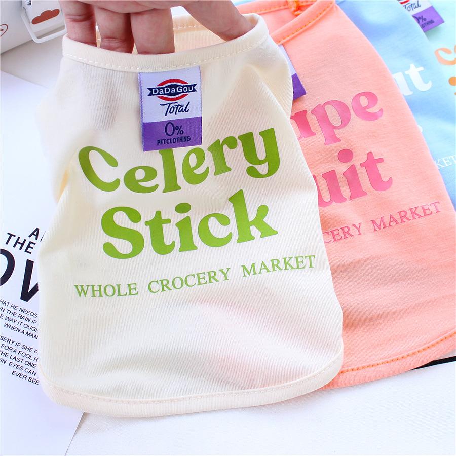 Fashion Print Sphynx Cat Vest Shirt Summer Cozy Pet Clothes for Cats Katten Garfield Tshirts mascotas Clothing ropa para gatos