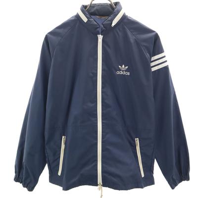 Adidas 70s 80s Vintage Windbreaker S Navy Descente Jacket Men's Used