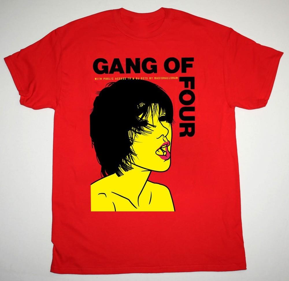 Gang of Four Band Tour Concert Cotton Red S-5XL T Shirt TT457 Unisex T-Shirt S