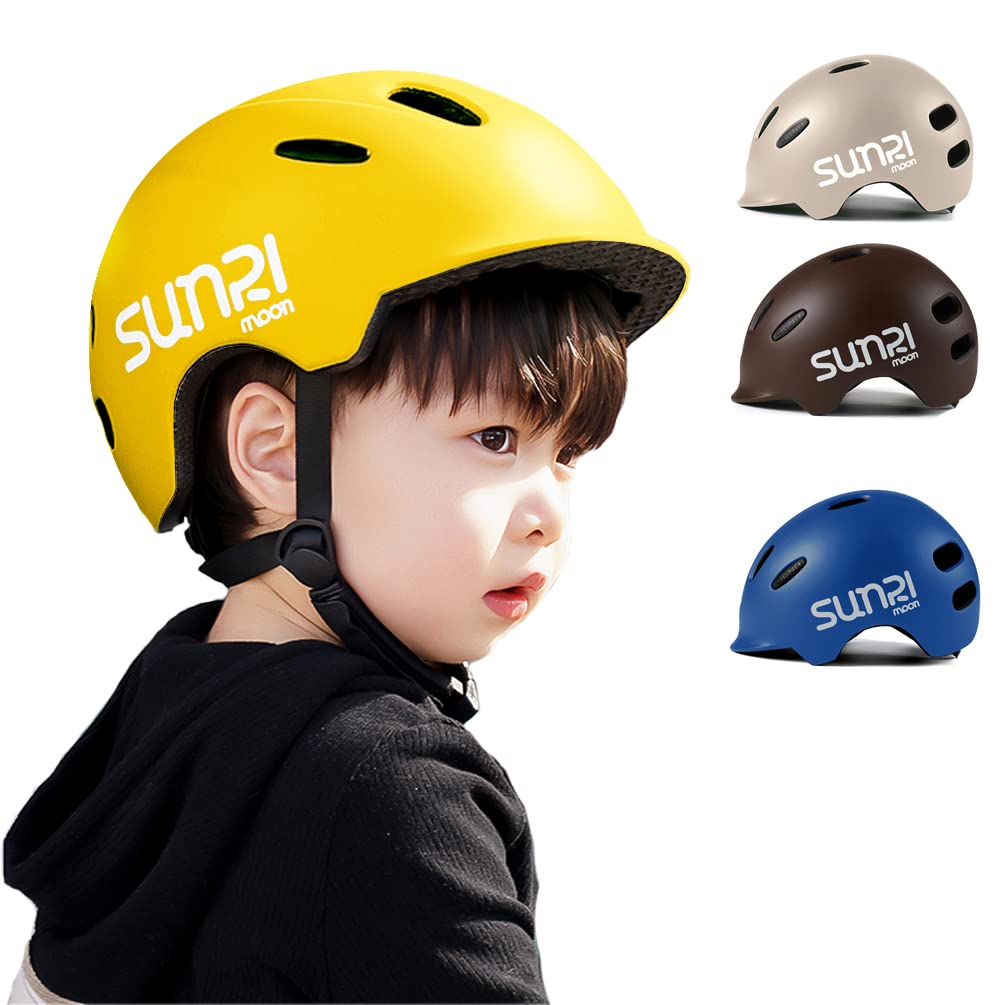 

SUNRIMOON Bicycle Helmet for Balance Wheel Impact Elementary School Ultra Adjustable CPSC Safety Standard CE Certified GB Certified Children, Helmet,
