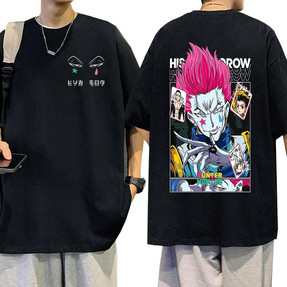 Anime Hunter X Hunter Hisoka Phantom Troupe T Shirts Men's Women Clothing Oversized Casual T-s