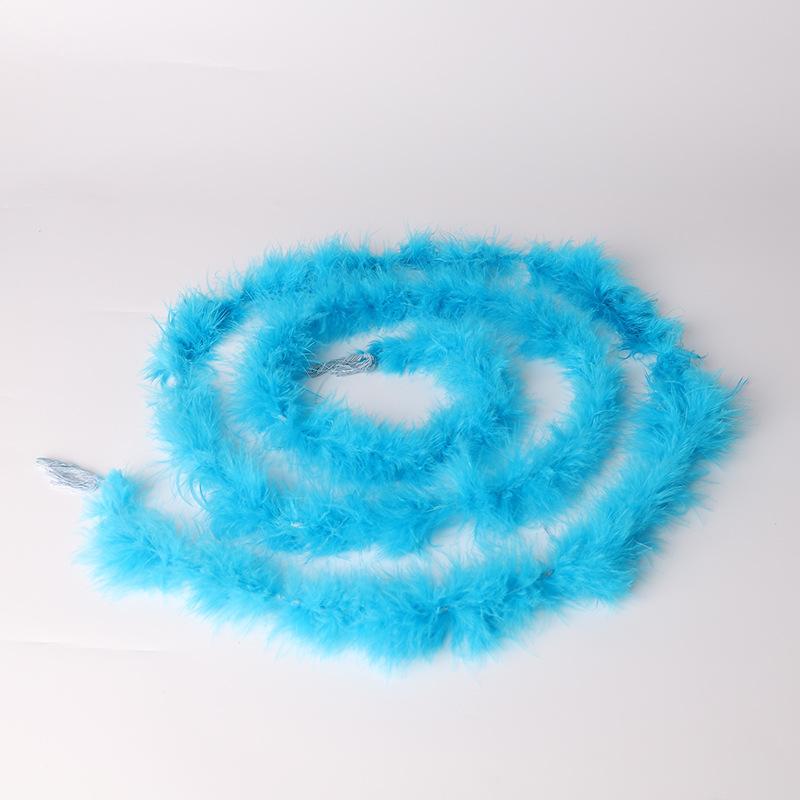 Feather Fleece 2 Meters Turkey Fleece Feather Strip, Flat Fleece Strip, Cartoon Wedding Feather Strip