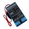Inwerter Samochodowy 1500W DC12V 24V Do AC220V Konwerter Samochodowy z 4 Portami USB Adapter Ładowarki Samochodowej do Laptopa i Telefonu