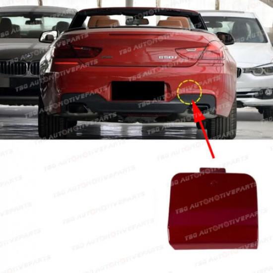 Rear Bumper Tow Hook Eye Cover for BMW 6 Series M6 F06 Gran Coupe 2013- 2016