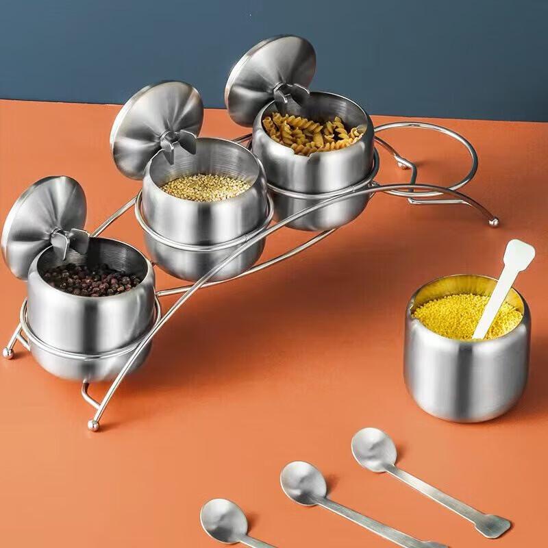 

Chuishanlai 304 Stainless Steel Seasoning Box Set