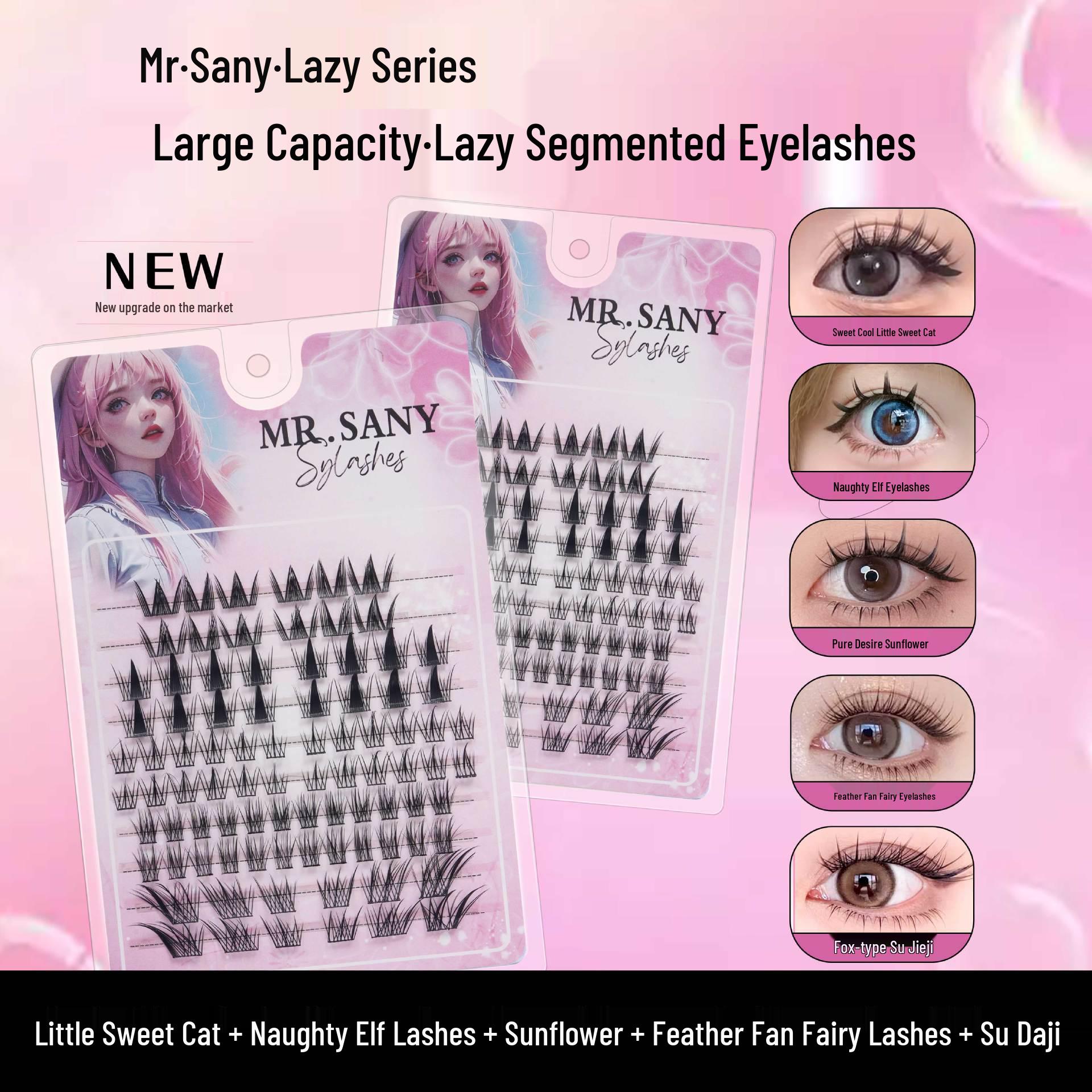 

Hot Selling Sunflower Segment Eyelashes – 10 Rows, Natural Look, Multiple Styles.