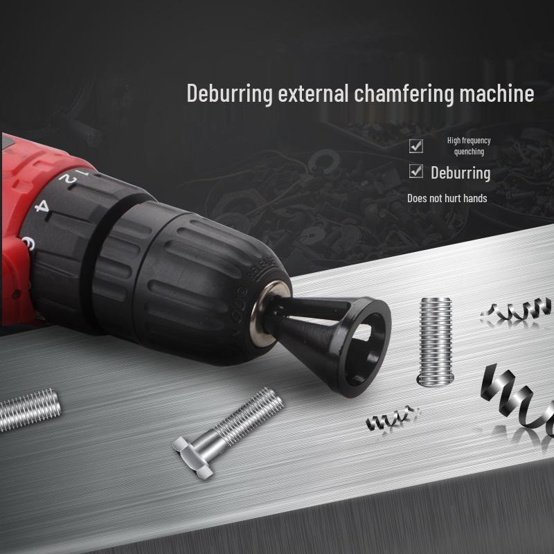 Electric Chamfering and Deburring Tool for Rusty and Burr-Free Screws
