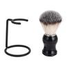 Men Beard Care Tool Set Shaving Brush with Stand Hair Shaving Brush with Holder for Shaving Cream Shaving Soap