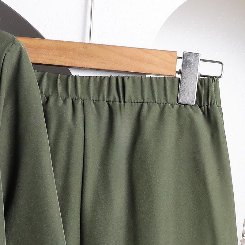 Mädchen Herbst Neue Mode Rückenplissiertes Langarmhemd + Lässige Lange Hose Set Kinderkleidung