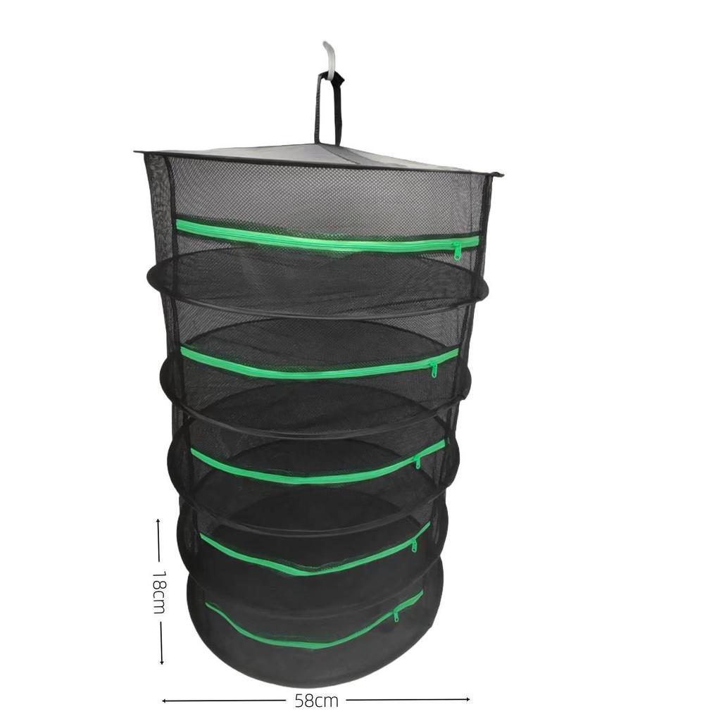 Foldable Multi-layer Herb Drying Rack and Net