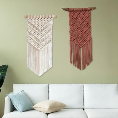 Hand-woven Rope Hanging Material Bag Nordic Style Design Hand-woven Decor Kit Festive Decor Craft Supplies
