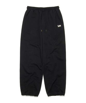 LEE Felt Twitch Logo Sweatpants Black