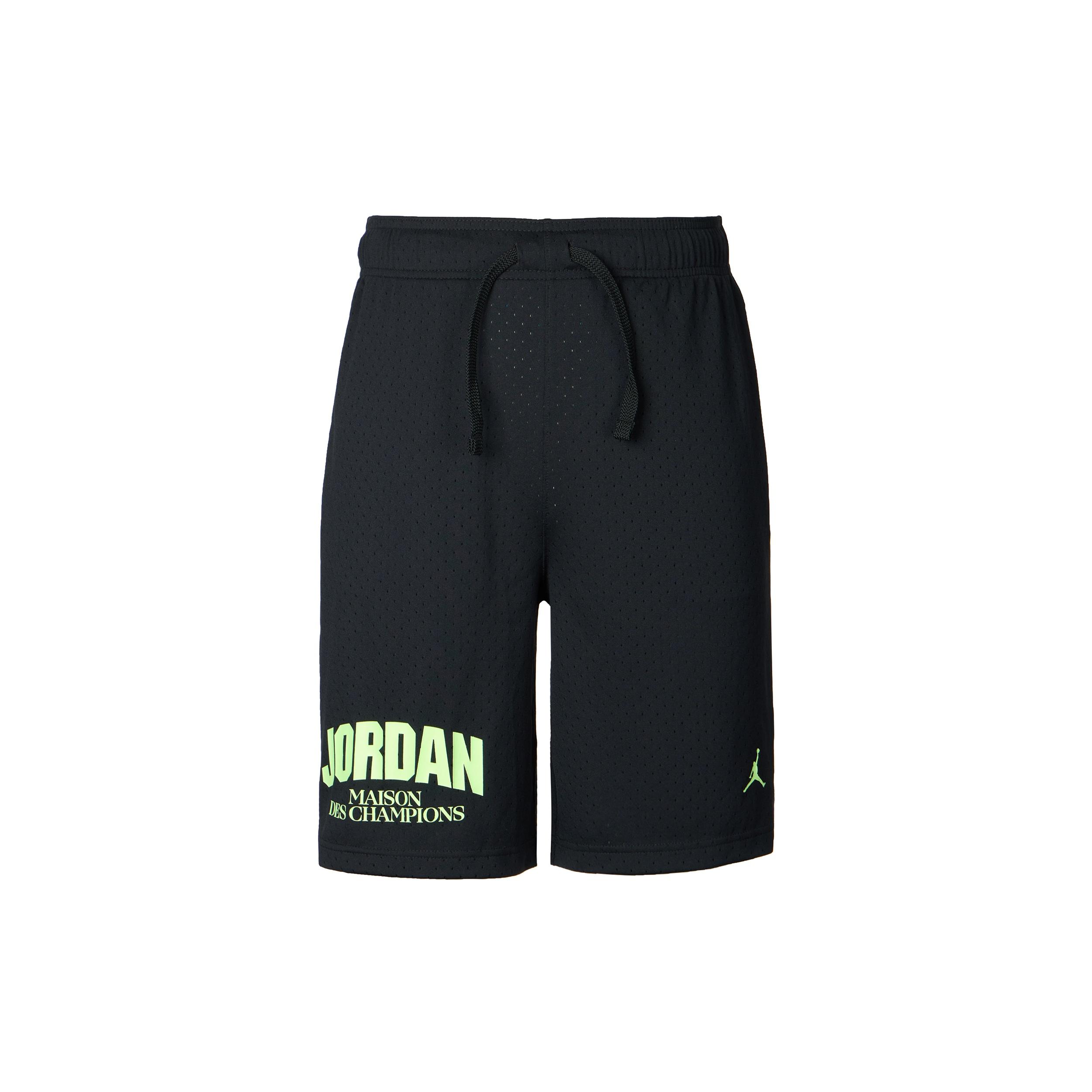 Air Jordan Sport Dri-FIT Shorts Asia Sizing Black Neon Yellow Men s FZ9986-010