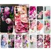 Phone Case For Motorola Edge 50 40 Pro 60 50 40 30 Ultra Neo Fusion Moto G85 G72 G53 G54 G84 G13 G32 Peony Flower