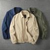 2024 Men's Retro Washed Distressed Jacket - Versatile Long Sleeve Casual Outerwear