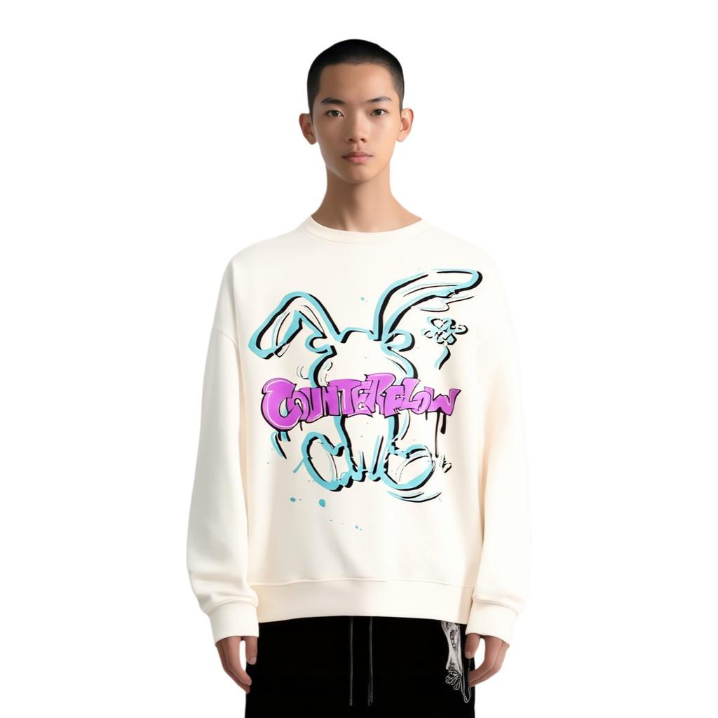 Li Ning Sportlife Sweatshirt Unisex Ecru AWDT527-1